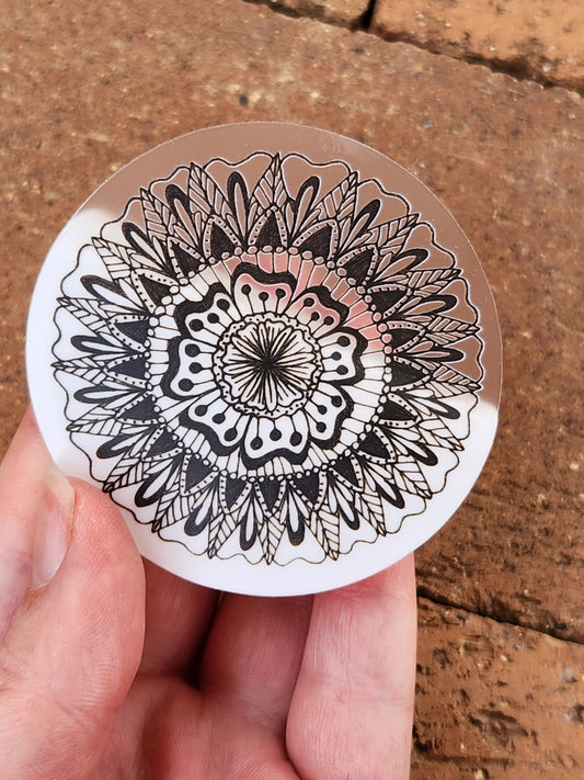 Clear Mandala Sticker