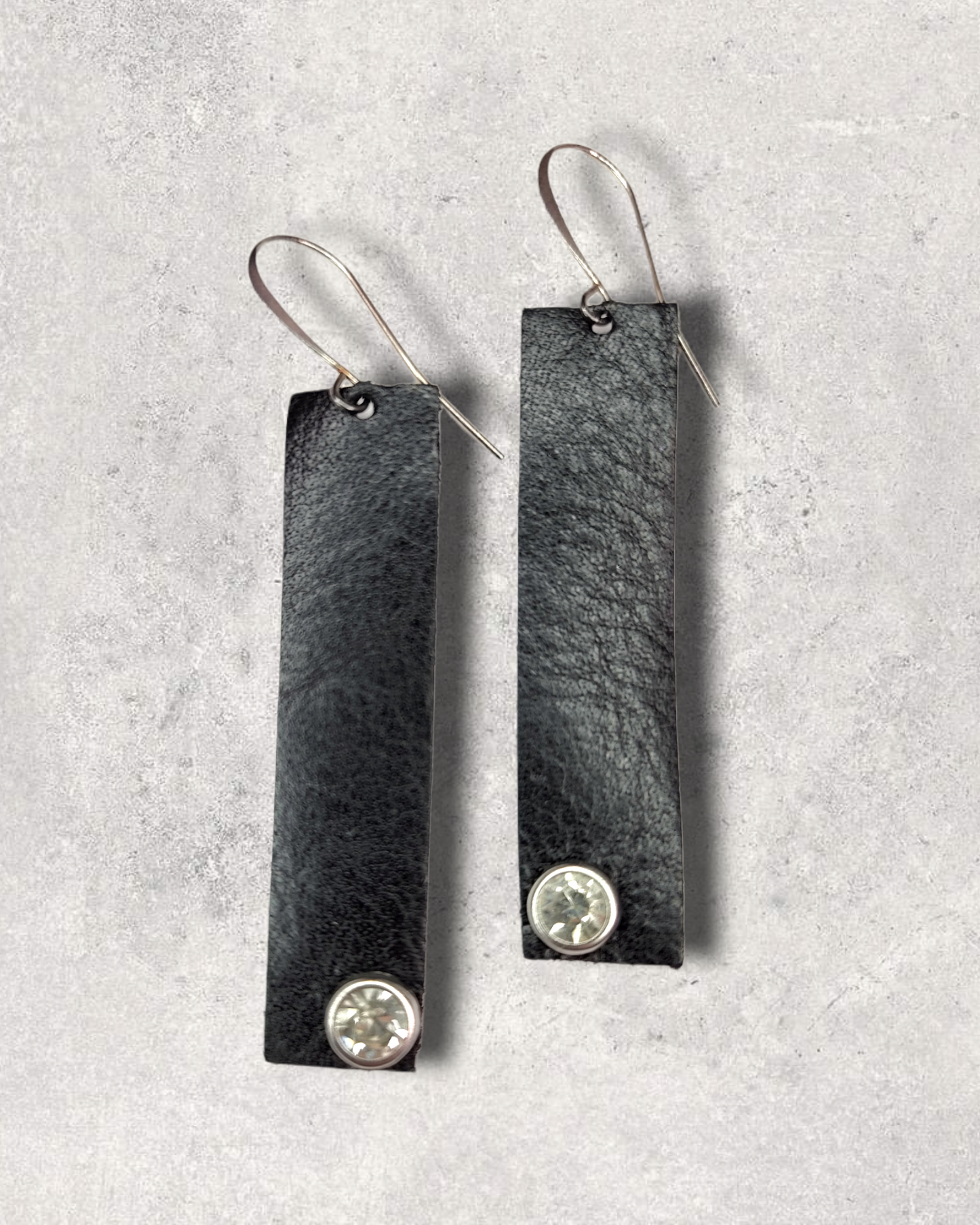 Black Tie Earrings