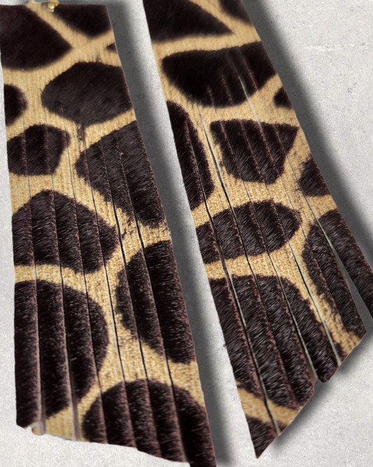 Leopard Print Earrings