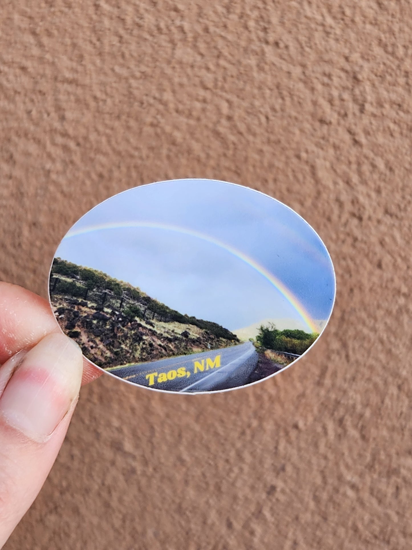 Taos, NM Rainbow Sticker