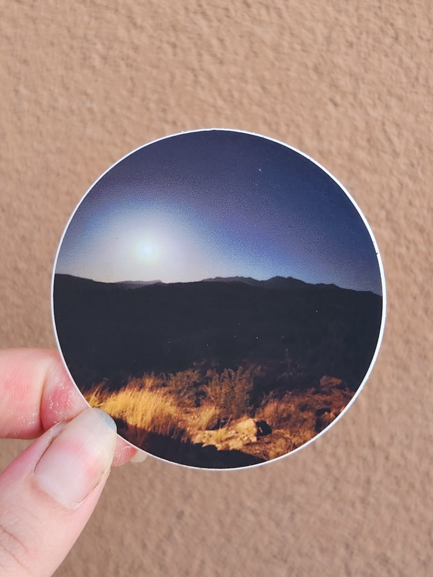 Desert Moon Sticker