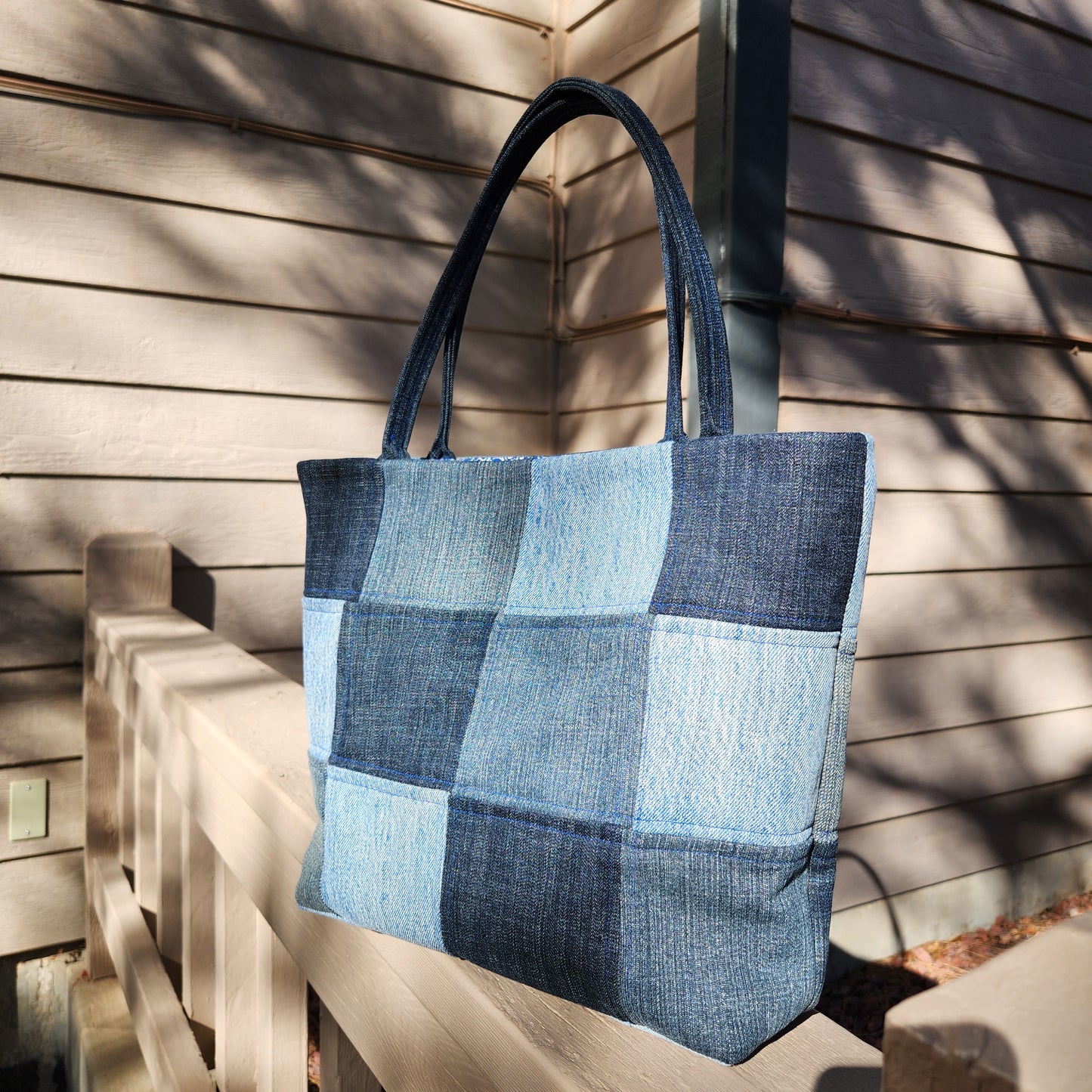 Blue Denim Tote
